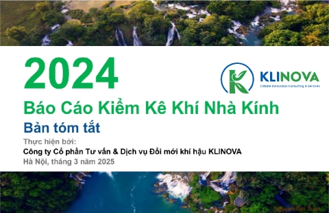 Báo cáo Tóm lược Kiểm kê Khí nhà kính KLINOVA 2024
